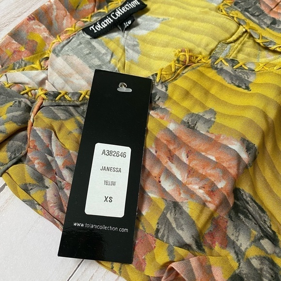 Tolani Tops | Tolani Collection XS XSmall Boho Caftan - Picture 12 of 14